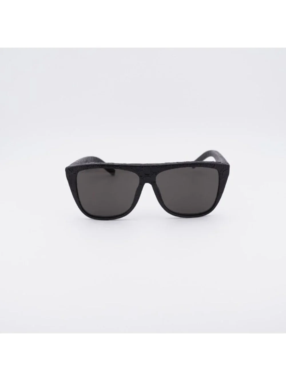 Saint Laurent SL1 012 Sunglasses Black Aviator Frame, Grey Lenses